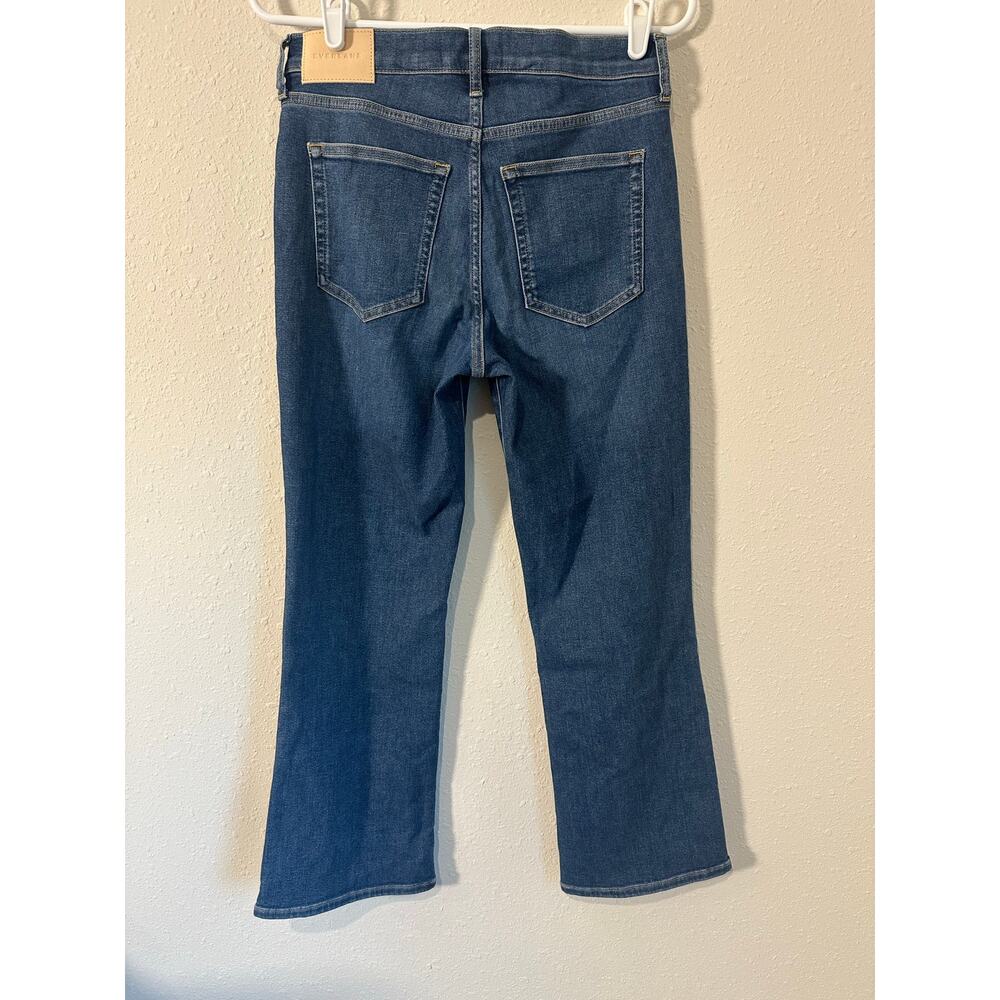 Everlane The Kick Crop Blue Jeans Womens 28 Reg Stretch Denim - Picture 5 of 9